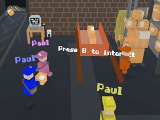 Ingame screenshot. Voxel styled cooperative game about post delivery.